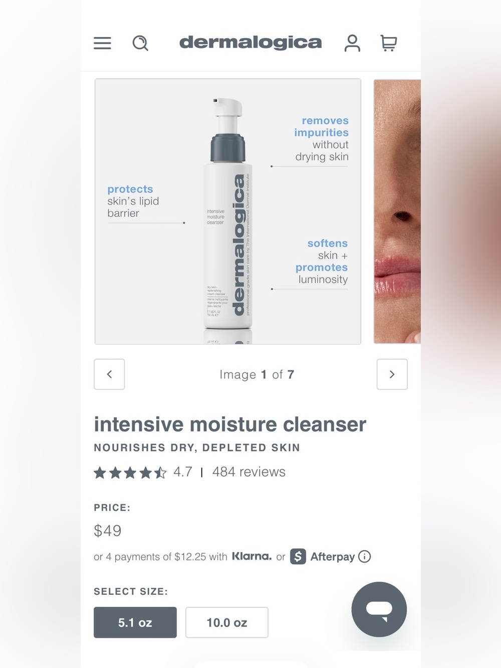 Dermalogica Intensive Moisture Cleanser 5.1oz